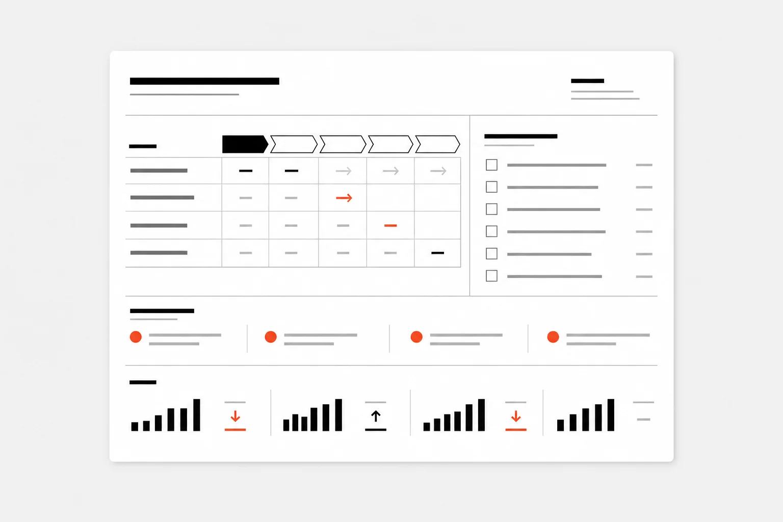Sales pipeline showing prospect follow-ups and updated next steps
