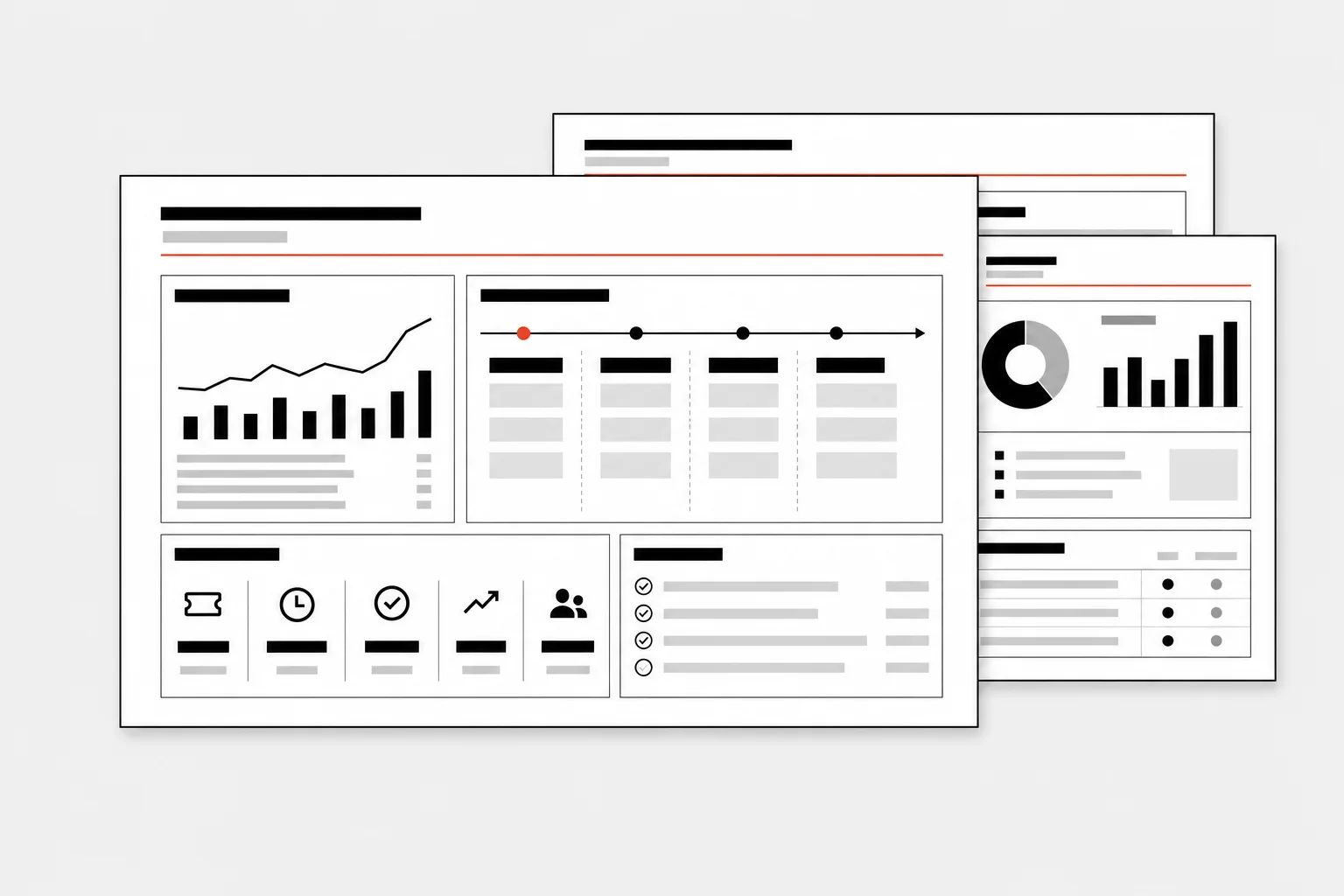 Generated presentation following a company slide template