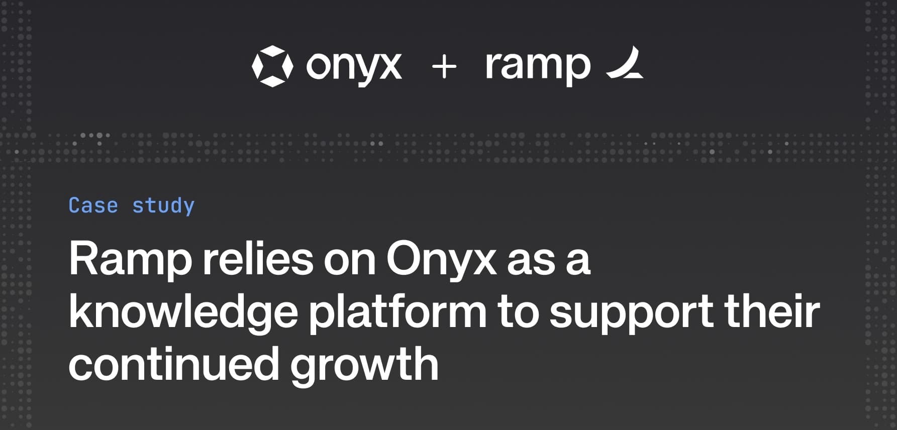 Ramp case study header